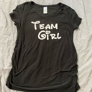 Gender reveal Team Girl tee